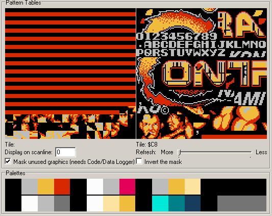 contra-title-screen-fceux-ppu-viewer.png