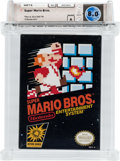 Super Mario Bros. (NES, Nintendo, 1985) Wata 8.0 A (Seal Rating)