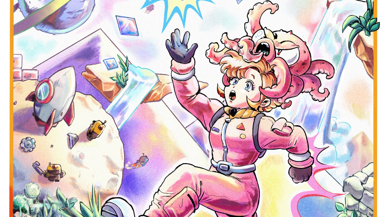 What's harder than escaping a planet full of dangerous flora and fauna? Doing it all with a crystal-hungry octopus fused to your head!