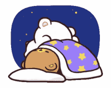 Milk And Mocha Sleeping GIF - MilkAndMocha Sleeping GoodNight GIFs