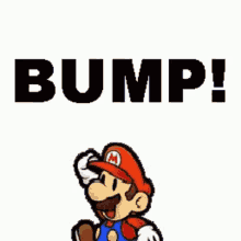 Bump Post GIF - Bump Post Mario GIFs